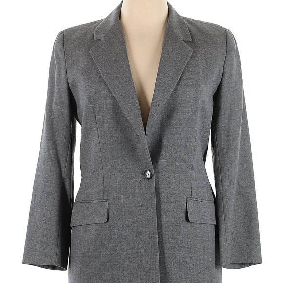 Talbot's Women's Classic Gray Wool Blazer Sz 12 14 - Picture 1 of 3